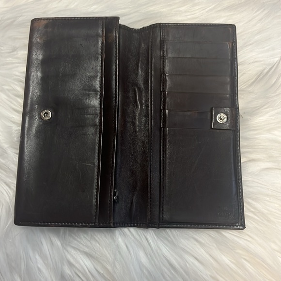 Authentic vintage Gucci monogram long wallet - Picture 5 of 14